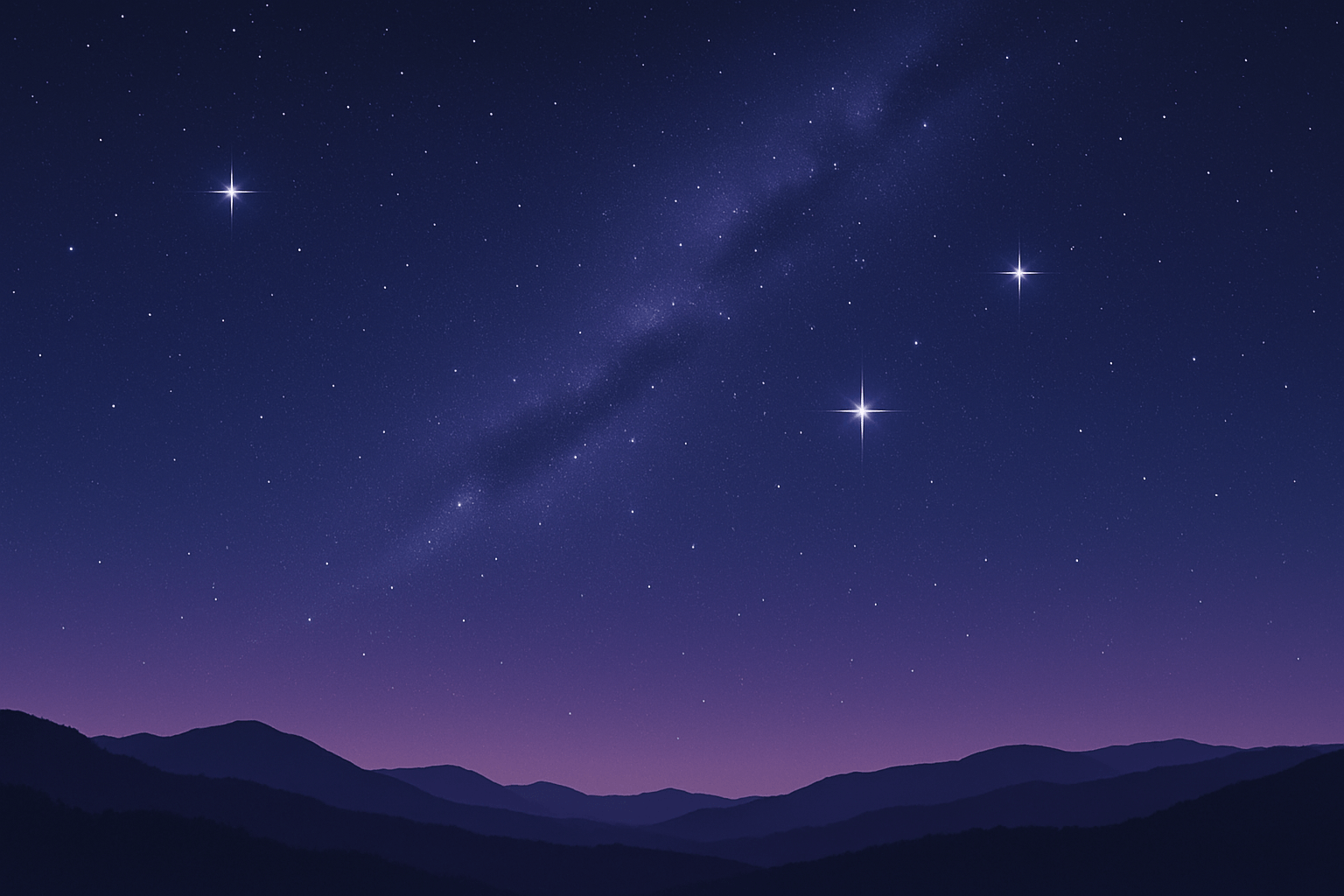 Starry Night Background